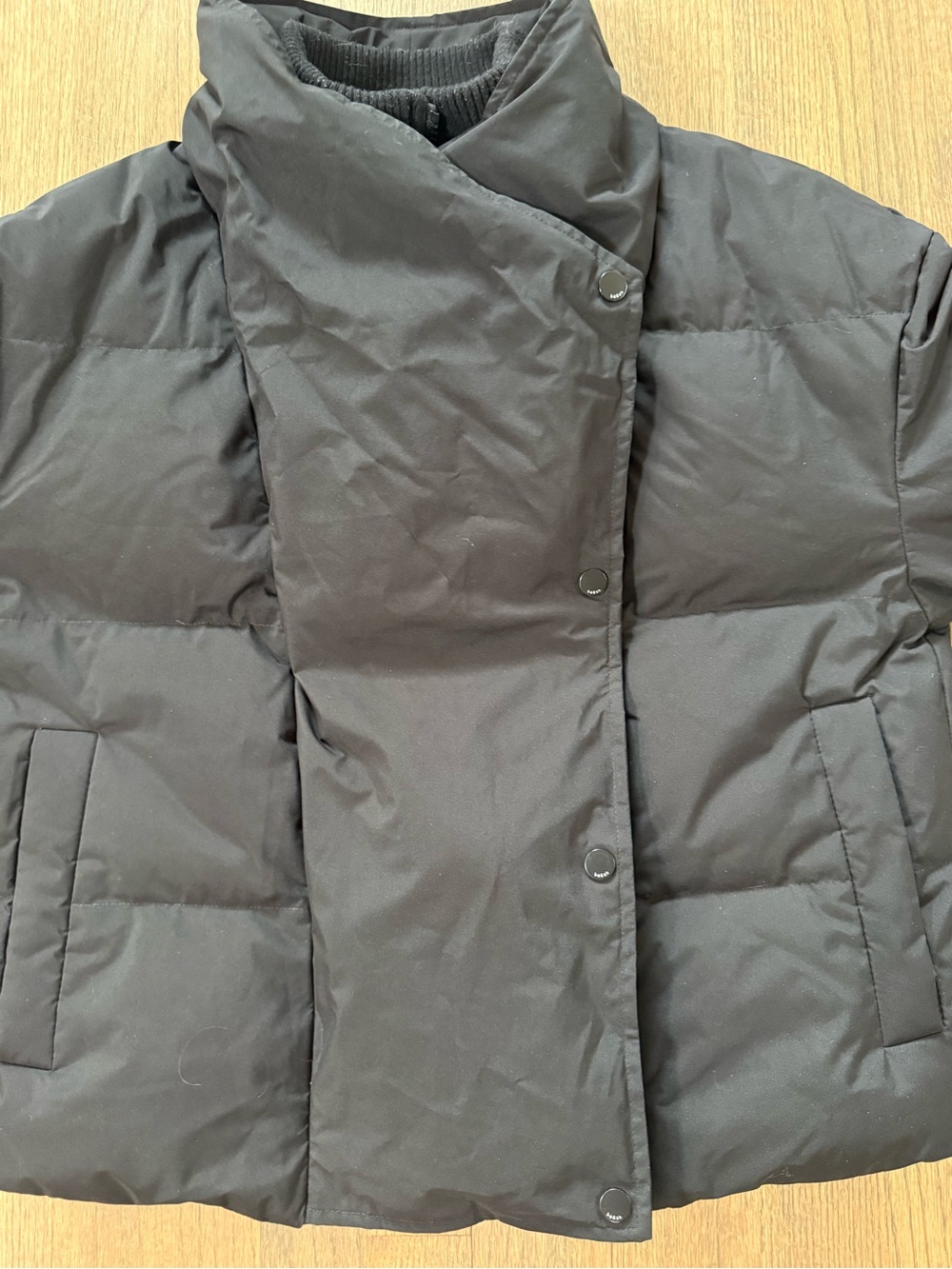 ba&sh Bowie Padded Puffer Jacket-Size 4-Black - Picture 6 of 15